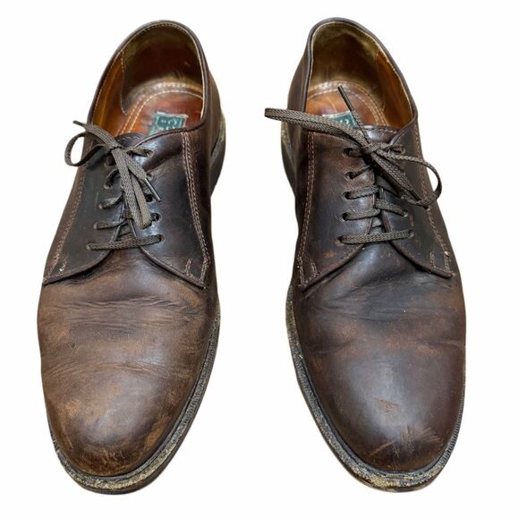 👞✨ Cole Haan Men’s Brown Leather Oxford/Derby Dress Shoes - Size 9.5 🔥